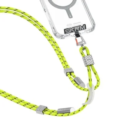 Skinarama Dyno Ve 2-In-1 Usb-C To Usb-C 240W Lanyard And Charging Cable - Yellow